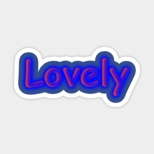 Lovely Neon Retro Sticker